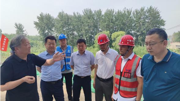 天津市政府副秘书长王智毅一行到蓟运河治理工程（蓟州区段）项目调研指导